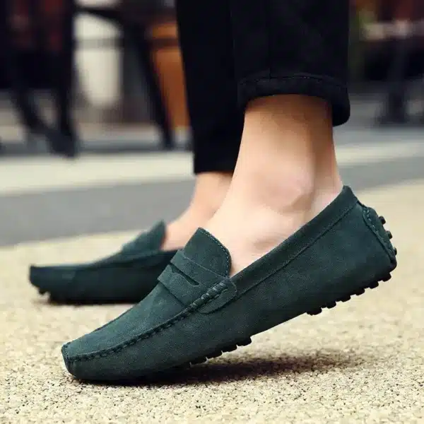 Men Fashion Breathable Casual Shoes Loafers Moccasins Slip on Soft Driving Shoes - Image 4
